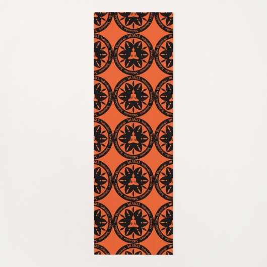 Sechs Sages Samara buddhistische Religion Yogamatte (Vorderseite)