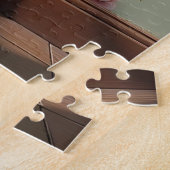 Sechs-saitiges Dulcimer Vintage-Blumenmuster Puzzle (Seite)
