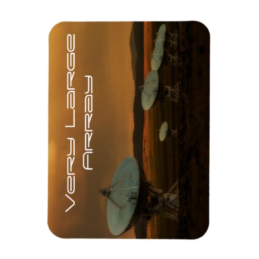 Sechs Satelliten in Folge, sehr großes Array Magnet (Vertikal)