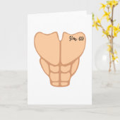 Sechs Satz bin ich 69. Geburtstags-lustige Männer Karte (Gelbe Blume)