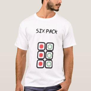 Sechs Satz T-Shirt