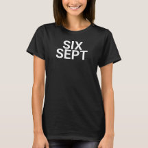 Sechs Sept Französisch, französisches T-Shirt, sec
