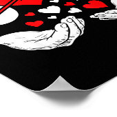 Sechs Sieben 67 6 7 Kinder 67 Meme Hände Lustig Va Poster (Ecke)