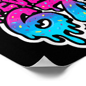 Sechs Sieben 67 Bysebyll Eis Drip Mason Meme Ki Poster (Ecke)