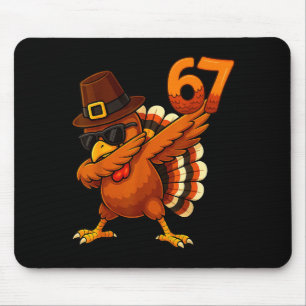 Sechs Sieben 67 Erntedankfest Meme Lustig Dankbar  Mousepad