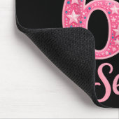 Sechs Sieben 67 Geburtstalpha Slang Gen 67. Zahl 6 Mousepad (Ecke)