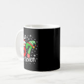 Sechs Sieben 67 Meme 6 7 Elf Santa Weihnachten Kaffeetasse (Vorderseite Links)