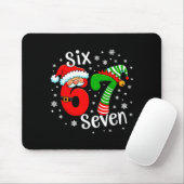 Sechs Sieben 67 Meme 6 7 Elf Santa Weihnachten Mousepad (Mit Mouse)