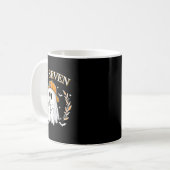 Sechs Sieben 67 Meme Lustiger Geist Halloween 6 7 Kaffeetasse (Vorderseite Links)