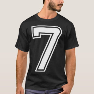 Sechs Sieben 67 passende Nummer 7 Halloween Geburt T-Shirt