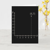 Sechs Sieben 6 7 Koordinatengitter Plot Graph Eben Karte (Gelbe Blume)