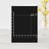 Sechs Sieben 6 7 Koordinatenraster Plot Graph Eben Karte (Gelbe Blume)