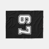 Sechs Sieben 6 7 Meme 67 Fleecedecke (Vorderseite (Horizontal))
