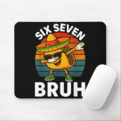 Sechs Sieben 6 7 Meme Dabbing Taco Cinco De Mayo E Mousepad (Mit Mouse)