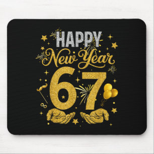 Sechs Sieben 6 7 Meme Lustig Frohes Neues Jahr 67 Mousepad