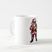 Sechs Sieben 6 7 Meme Santa Weihnachten Kaffeetasse (Vorderseite Links)