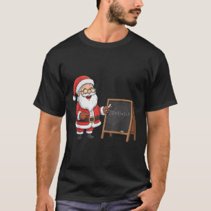 Sechs Sieben 6 7 Meme Santa Weihnachten Xmas Lehre T-Shirt