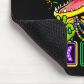 Sechs sieben Alligator 6 7 Mardi Gras 67 Meme Jung Mousepad (Ecke)