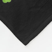 Sechs sieben Alter St. Patricks Day 67 Kleeblatt H Fleecedecke (Ecke)
