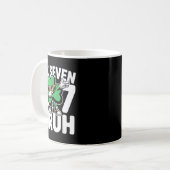 Sechs sieben Alter St. Patricks Day 6 7 Meme Shamr Kaffeetasse (Vorderseite Links)
