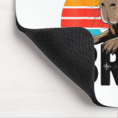 Sechs Sieben Bruh 67 Meme Capybara Mousepad (Ecke)
