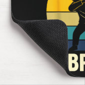 Sechs Sieben Bruh 6 7 Meme Gen Alpha Slang Dabbing Mousepad (Ecke)