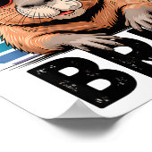 Sechs Sieben Bruh 6 7 Meme Lustig Capybara 6 7 Poster (Ecke)