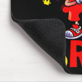 Sechs sieben bruh Autismusrätsel 67 Meme-Männer Mousepad (Ecke)