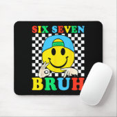 Sechs Sieben Bruh Boys 67 Meme Gen Alpha Slang 6 7 Mousepad (Mit Mouse)