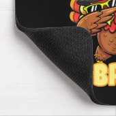 Sechs Sieben Bruh Dabbing Truthahn Erntedankfest 6 Mousepad (Ecke)
