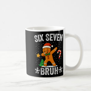 Sechs Sieben Bruh Lebkuchen Dabbing Lustiges Weihn Kaffeetasse