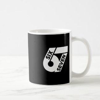 Sechs Sieben Cooler Meme 67 Lustige Zahl  Kaffeetasse