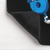 Sechs Sieben Dabbing Cool Meme 67 Lustiger Dab Zah Mousepad (Ecke)