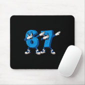Sechs Sieben Dabbing Cool Meme 67 Lustiger Dab Zah Mousepad (Mit Mouse)