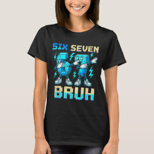 Sechs Sieben Dabbing Cool Meme Bruh 67 Lustig Dab T-Shirt