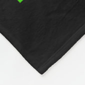 Sechs sieben Disco Shamrock St. Patricks Day 67 Me Fleecedecke (Ecke)