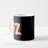 Sechs Sieben Eis Drip Cool Meme 67 Lustig Valent Kaffeetasse (Vorderseite Links)