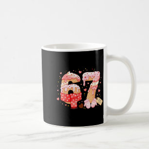 Sechs Sieben Eis Drip Cool Meme 67 Lustig Valent Kaffeetasse