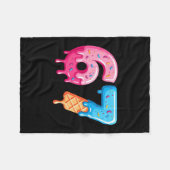 Sechs Sieben Eis Drip Cool Meme 67 Lustige Zahl Fleecedecke (Vorderseite (Horizontal))