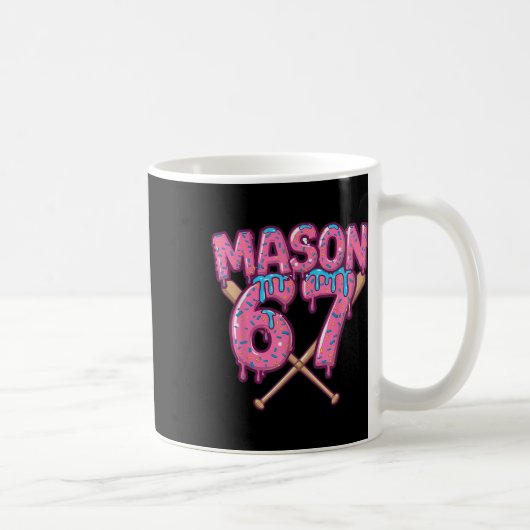 Sechs Sieben Eis Drip Sport 67 Spaß Mason Meme _ Kaffeetasse (Rechts)