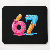 Sechs sieben Eiscreme Mousepad (Vorne)