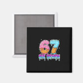 Sechs Sieben Eiscreme-Tropfen Cooler Meme 67 Lusti Magnet (Vorderseite/Rückseite)