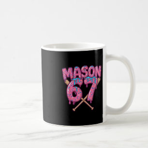 Sechs Sieben Eiscreme-Tropfsport 67 Lustiger Mason Kaffeetasse