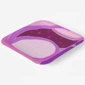 Sechs sieben Geburtstagsplatten Pappteller (Gewinkelt)