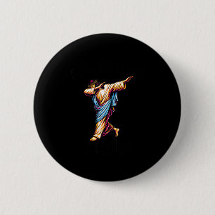 Sechs Sieben Jesus Dabbing Weihnachten 6 7 Meme 67 Button