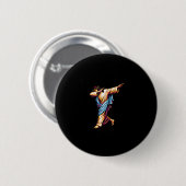 Sechs Sieben Jesus Dabbing Weihnachten 6 7 Meme 67 Button (Vorne & Hinten)