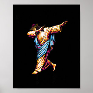 Sechs Sieben Jesus Dabbing Weihnachten 6 7 Meme 67 Poster