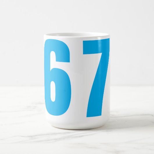 Sechs Sieben Kaffeetasse (Mittel)
