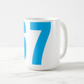 Sechs Sieben Kaffeetasse (VorderseiteRechts)