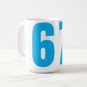 Sechs Sieben Kaffeetasse (Vorderseite Links)